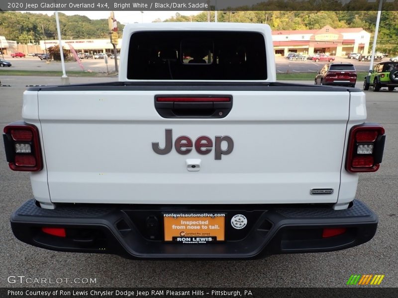 Bright White / Black/Dark Saddle 2020 Jeep Gladiator Overland 4x4