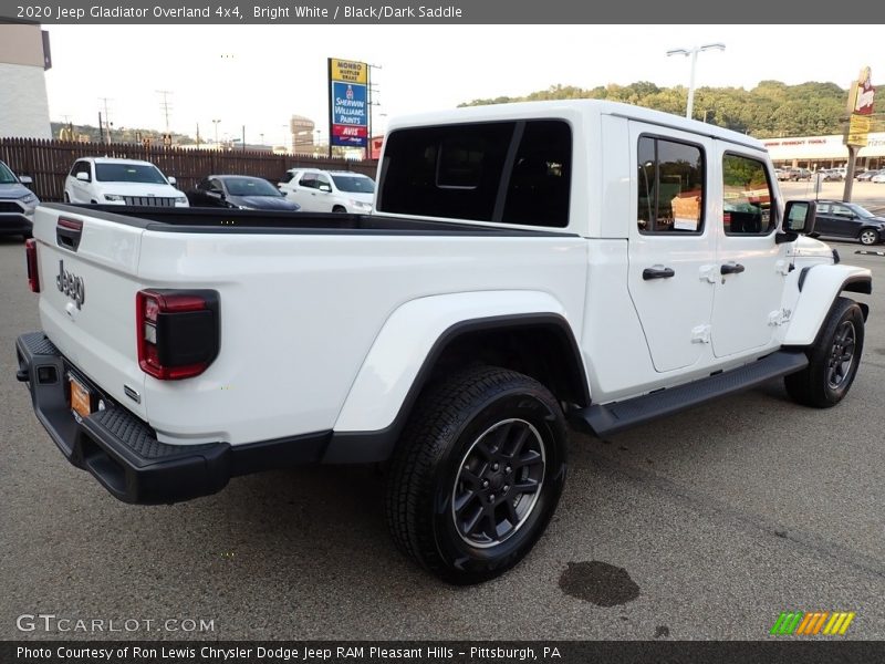 Bright White / Black/Dark Saddle 2020 Jeep Gladiator Overland 4x4