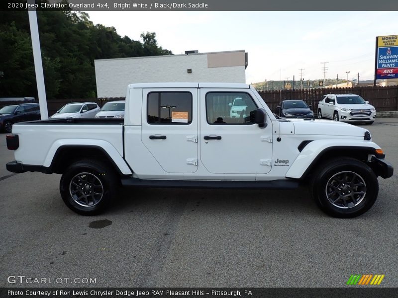 Bright White / Black/Dark Saddle 2020 Jeep Gladiator Overland 4x4
