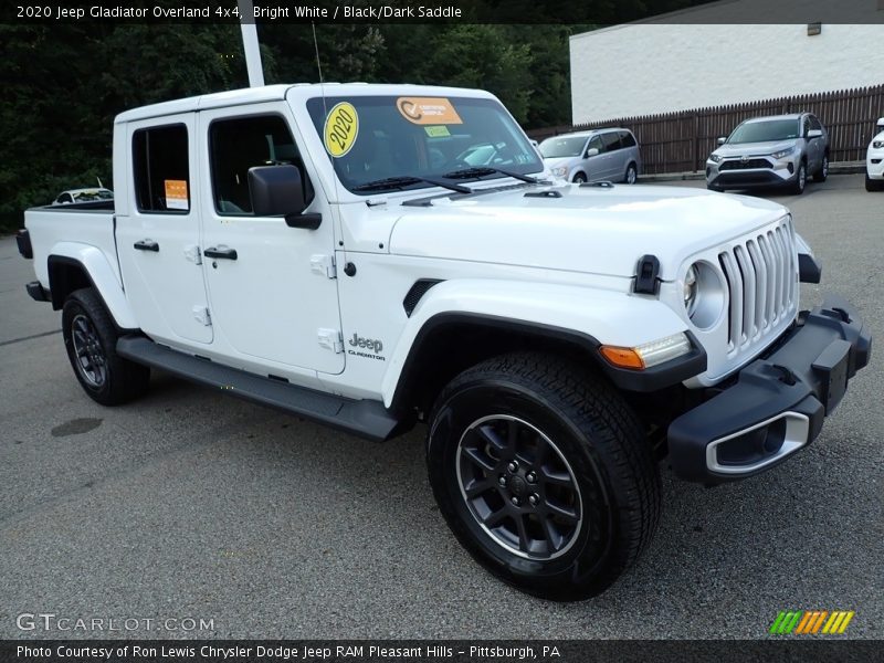 Bright White / Black/Dark Saddle 2020 Jeep Gladiator Overland 4x4