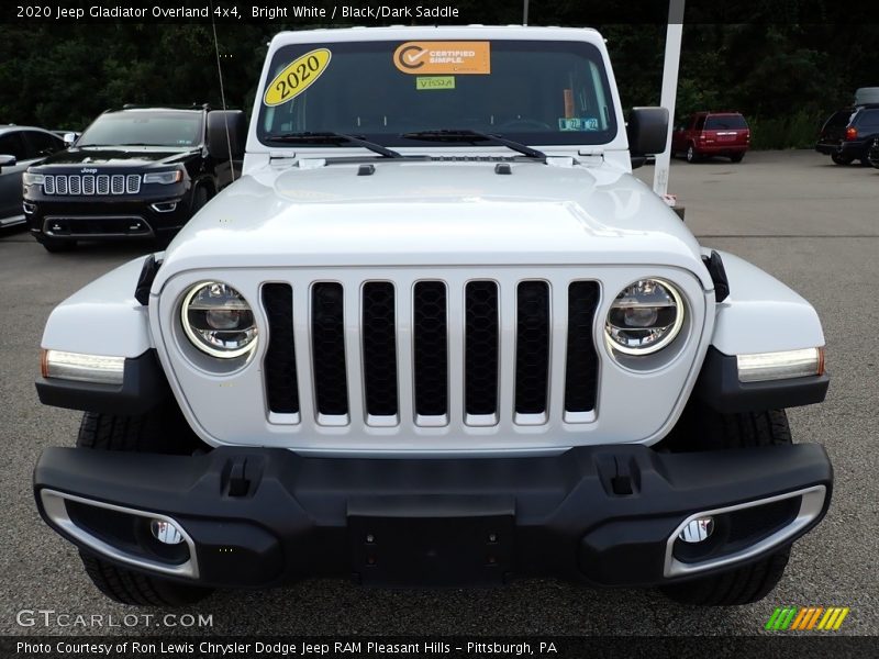 Bright White / Black/Dark Saddle 2020 Jeep Gladiator Overland 4x4