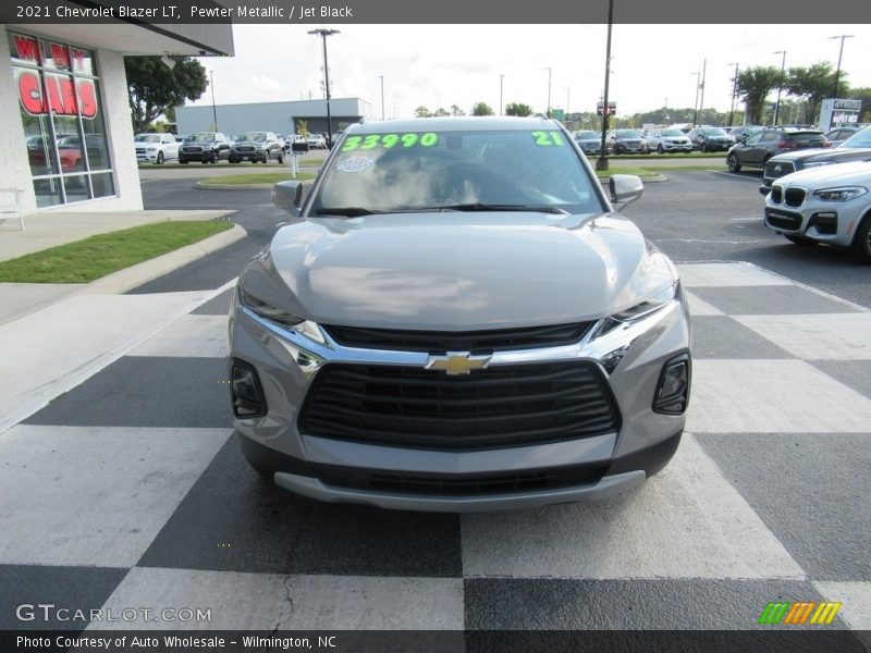 Pewter Metallic / Jet Black 2021 Chevrolet Blazer LT