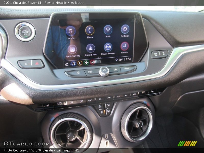 Pewter Metallic / Jet Black 2021 Chevrolet Blazer LT