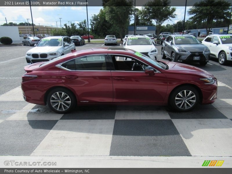 Matador Red Mica / Flaxen 2021 Lexus ES 300h