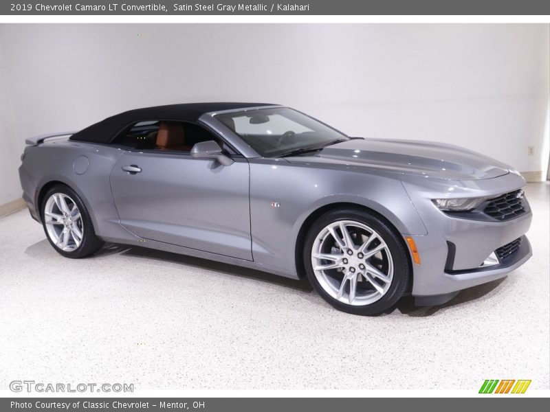 Satin Steel Gray Metallic / Kalahari 2019 Chevrolet Camaro LT Convertible