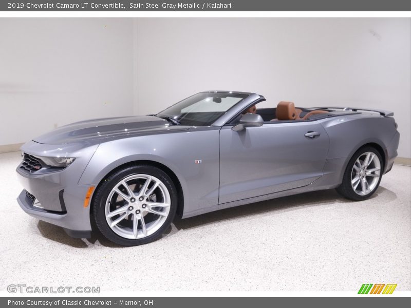 Satin Steel Gray Metallic / Kalahari 2019 Chevrolet Camaro LT Convertible