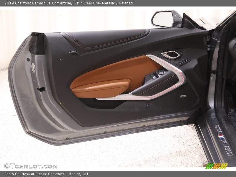 Satin Steel Gray Metallic / Kalahari 2019 Chevrolet Camaro LT Convertible