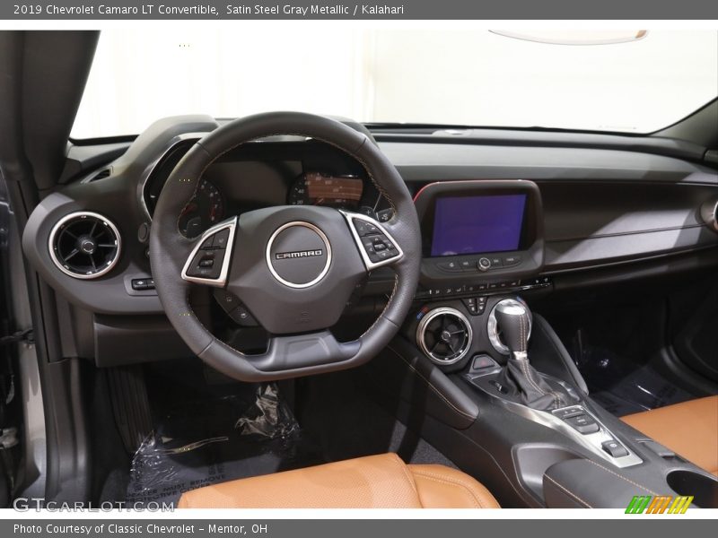 Satin Steel Gray Metallic / Kalahari 2019 Chevrolet Camaro LT Convertible