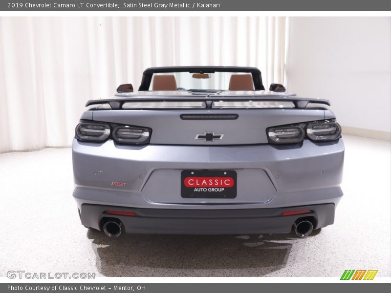 Satin Steel Gray Metallic / Kalahari 2019 Chevrolet Camaro LT Convertible