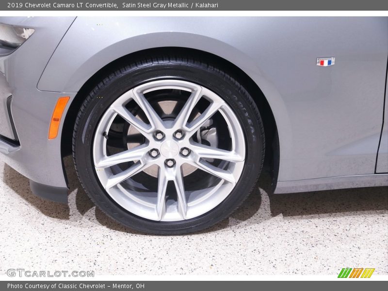 Satin Steel Gray Metallic / Kalahari 2019 Chevrolet Camaro LT Convertible