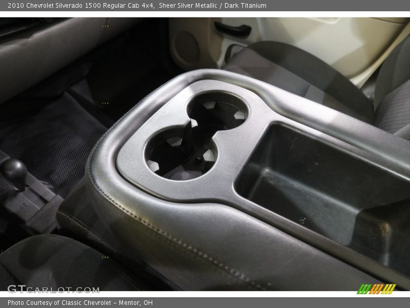 Sheer Silver Metallic / Dark Titanium 2010 Chevrolet Silverado 1500 Regular Cab 4x4