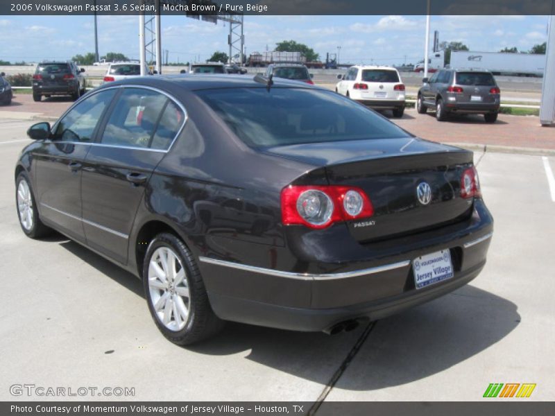 Mocha Brown / Pure Beige 2006 Volkswagen Passat 3.6 Sedan