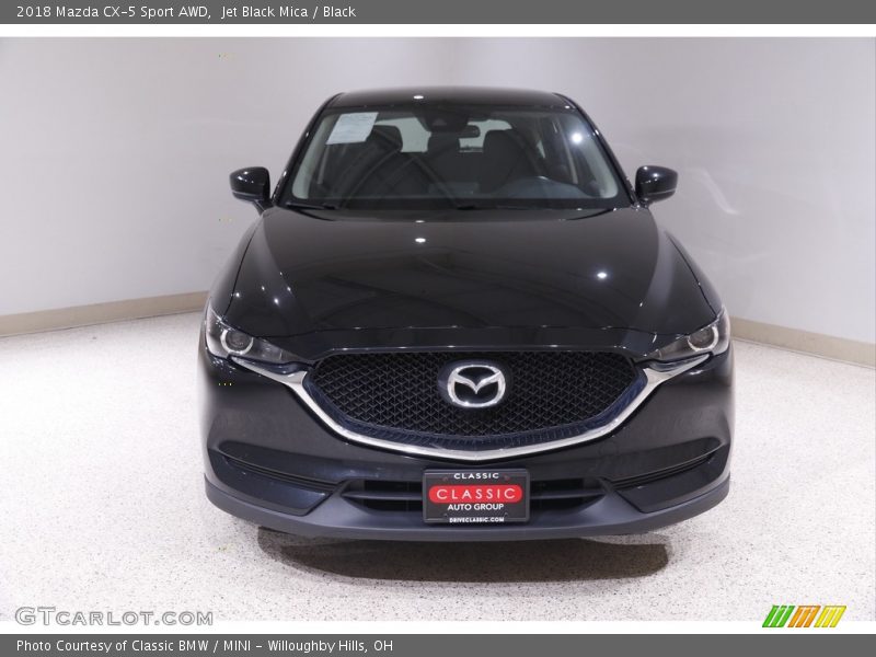 Jet Black Mica / Black 2018 Mazda CX-5 Sport AWD