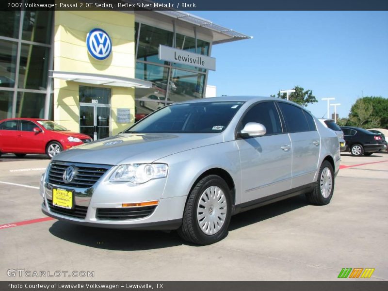 Reflex Silver Metallic / Black 2007 Volkswagen Passat 2.0T Sedan