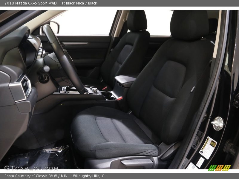 Jet Black Mica / Black 2018 Mazda CX-5 Sport AWD