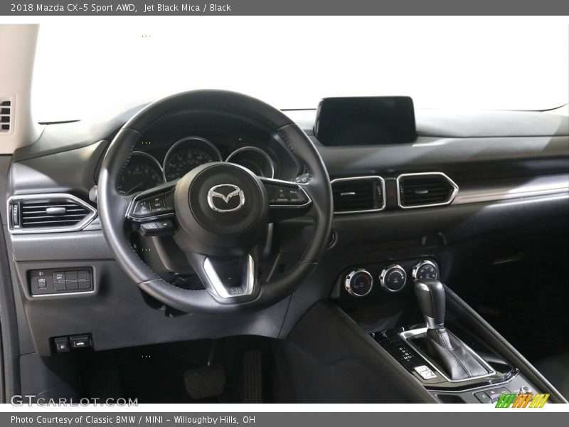Jet Black Mica / Black 2018 Mazda CX-5 Sport AWD