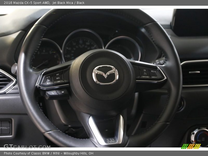 Jet Black Mica / Black 2018 Mazda CX-5 Sport AWD