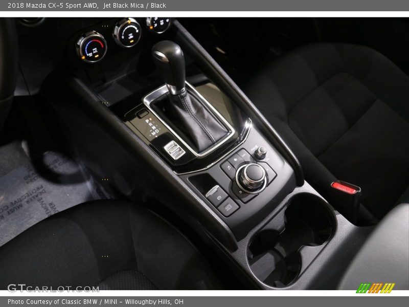 Jet Black Mica / Black 2018 Mazda CX-5 Sport AWD