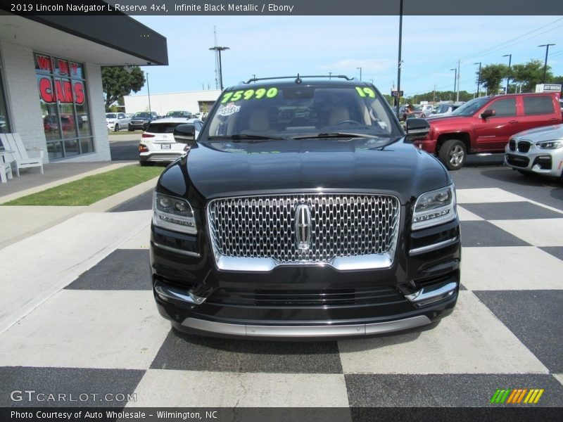 Infinite Black Metallic / Ebony 2019 Lincoln Navigator L Reserve 4x4