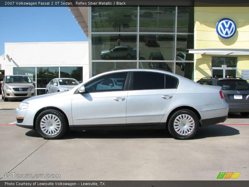 Reflex Silver Metallic / Black 2007 Volkswagen Passat 2.0T Sedan