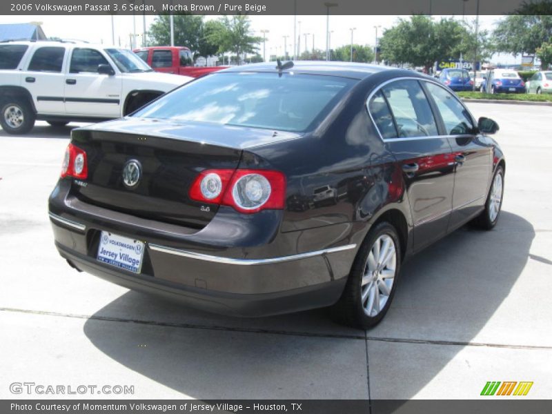 Mocha Brown / Pure Beige 2006 Volkswagen Passat 3.6 Sedan
