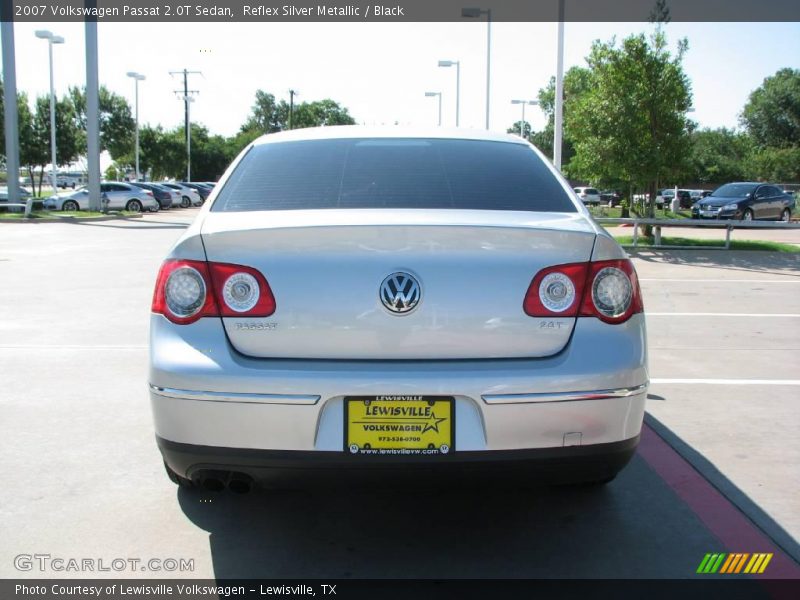 Reflex Silver Metallic / Black 2007 Volkswagen Passat 2.0T Sedan