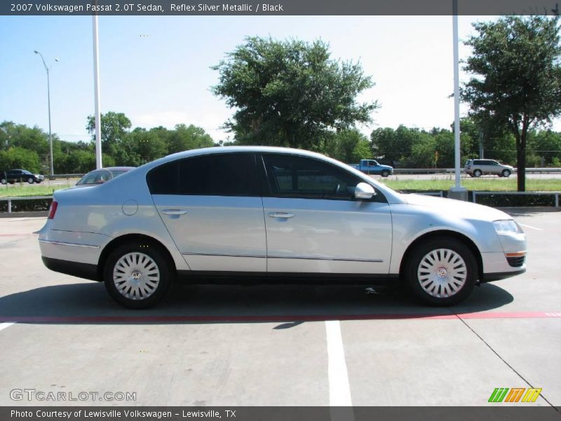 Reflex Silver Metallic / Black 2007 Volkswagen Passat 2.0T Sedan