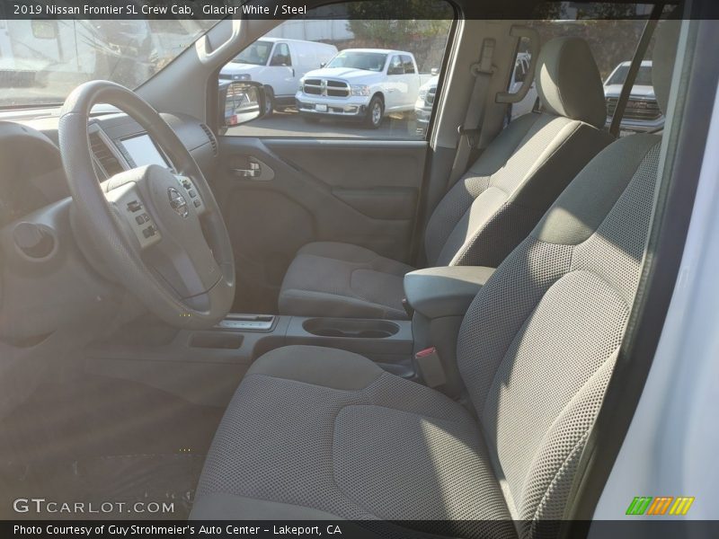 Glacier White / Steel 2019 Nissan Frontier SL Crew Cab