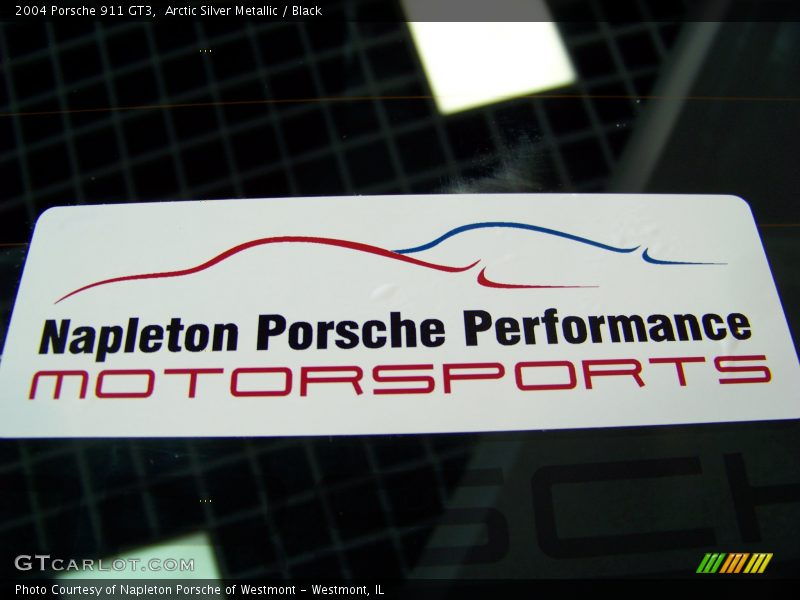 Arctic Silver Metallic / Black 2004 Porsche 911 GT3