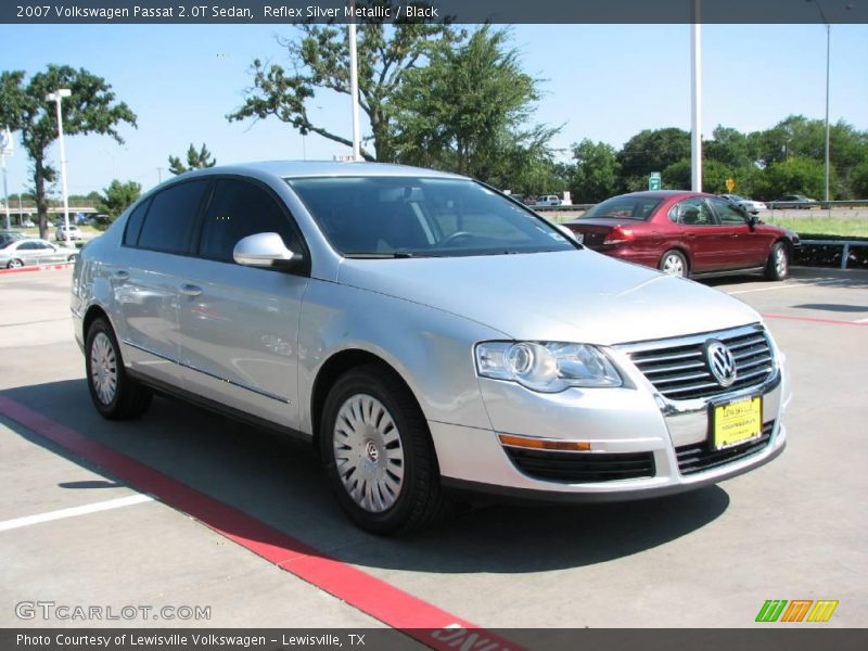 Reflex Silver Metallic / Black 2007 Volkswagen Passat 2.0T Sedan
