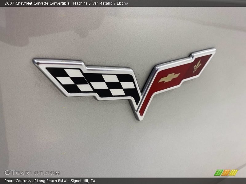 Machine Silver Metallic / Ebony 2007 Chevrolet Corvette Convertible