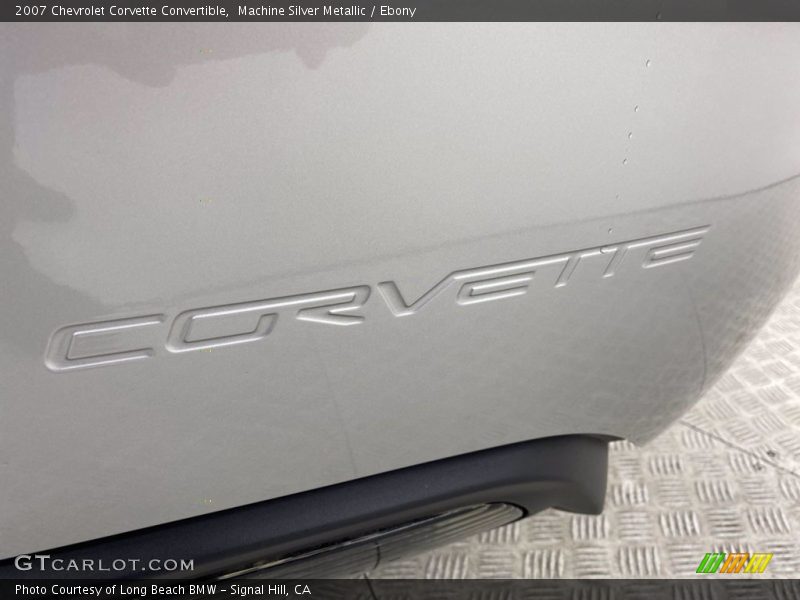 Machine Silver Metallic / Ebony 2007 Chevrolet Corvette Convertible