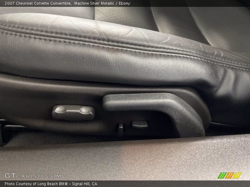 Machine Silver Metallic / Ebony 2007 Chevrolet Corvette Convertible