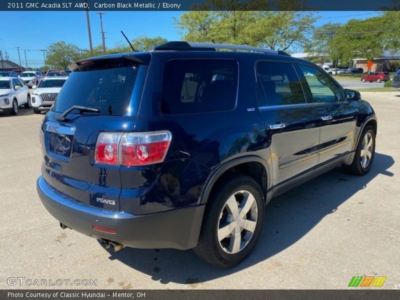 Carbon Black Metallic / Ebony 2011 GMC Acadia SLT AWD