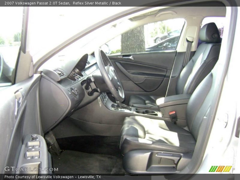 Reflex Silver Metallic / Black 2007 Volkswagen Passat 2.0T Sedan