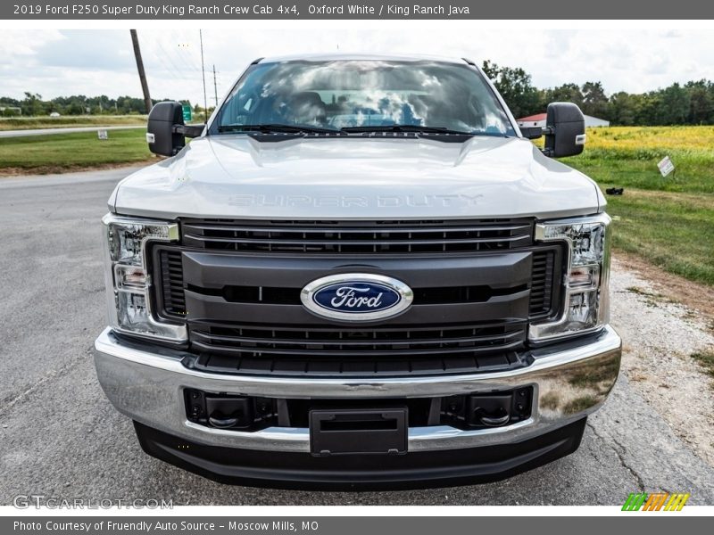 Oxford White / King Ranch Java 2019 Ford F250 Super Duty King Ranch Crew Cab 4x4