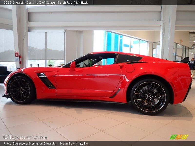 Torch Red / Jet Black 2016 Chevrolet Corvette Z06 Coupe