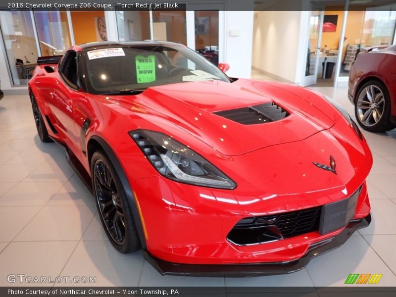 Torch Red / Jet Black 2016 Chevrolet Corvette Z06 Coupe