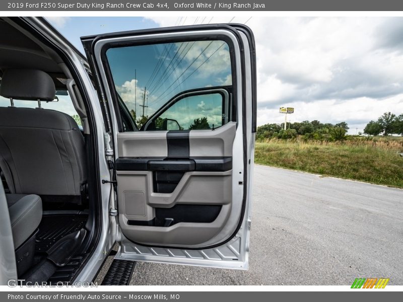 Oxford White / King Ranch Java 2019 Ford F250 Super Duty King Ranch Crew Cab 4x4
