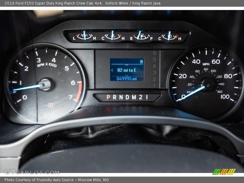 Oxford White / King Ranch Java 2019 Ford F250 Super Duty King Ranch Crew Cab 4x4