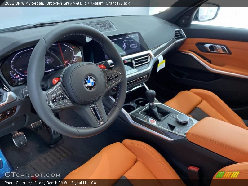  2022 M3 Sedan Kyalami Orange/Black Interior