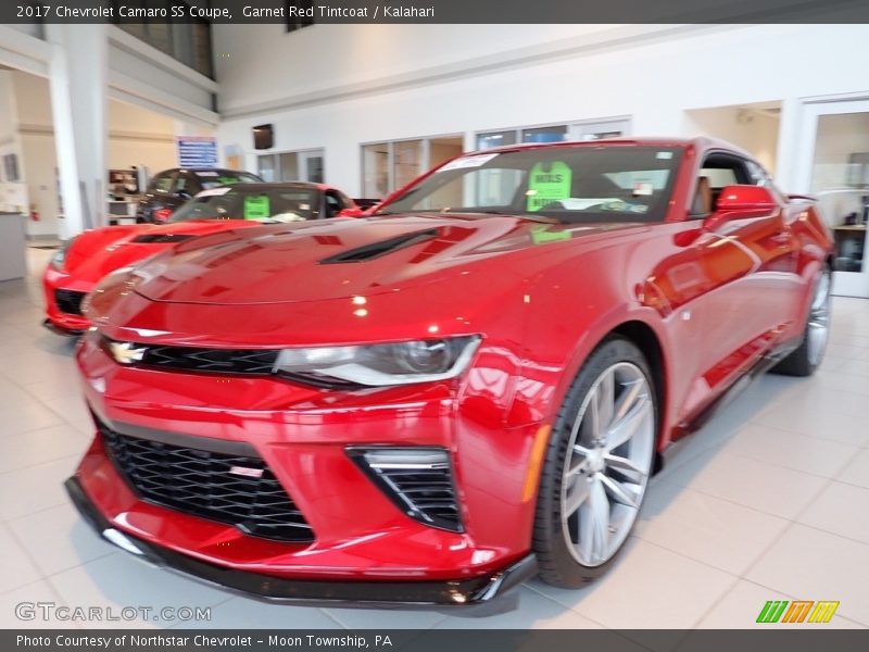 Garnet Red Tintcoat / Kalahari 2017 Chevrolet Camaro SS Coupe