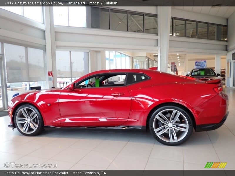 Garnet Red Tintcoat / Kalahari 2017 Chevrolet Camaro SS Coupe