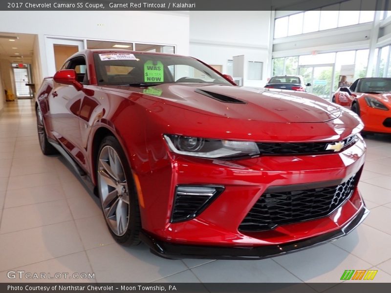 Garnet Red Tintcoat / Kalahari 2017 Chevrolet Camaro SS Coupe