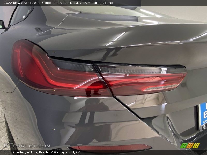 Individual Dravit Gray Metallic / Cognac 2022 BMW 8 Series 840i Coupe