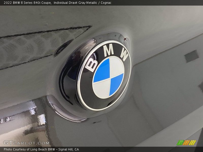 Individual Dravit Gray Metallic / Cognac 2022 BMW 8 Series 840i Coupe