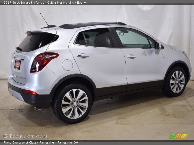 Quicksilver Metallic / Ebony 2017 Buick Encore Preferred
