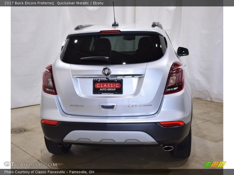 Quicksilver Metallic / Ebony 2017 Buick Encore Preferred