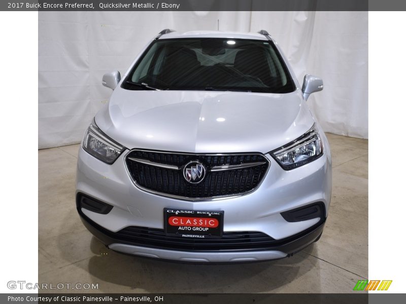 Quicksilver Metallic / Ebony 2017 Buick Encore Preferred