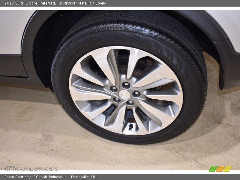 Quicksilver Metallic / Ebony 2017 Buick Encore Preferred